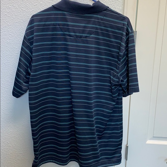 PGA tour business casual golf shirt dark blue - Picture 3 of 3